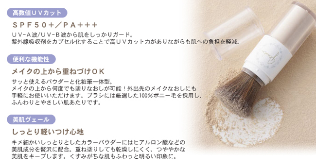 高数値UVカット 便利な機能性 美肌ヴェール